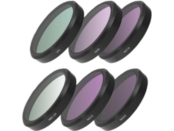 Kit De Filtros Nd De 8 Piezas Para Dji Osmo Action 6: Uv, Cpl, Nd8, Nd16, Nd32, Nd64.
