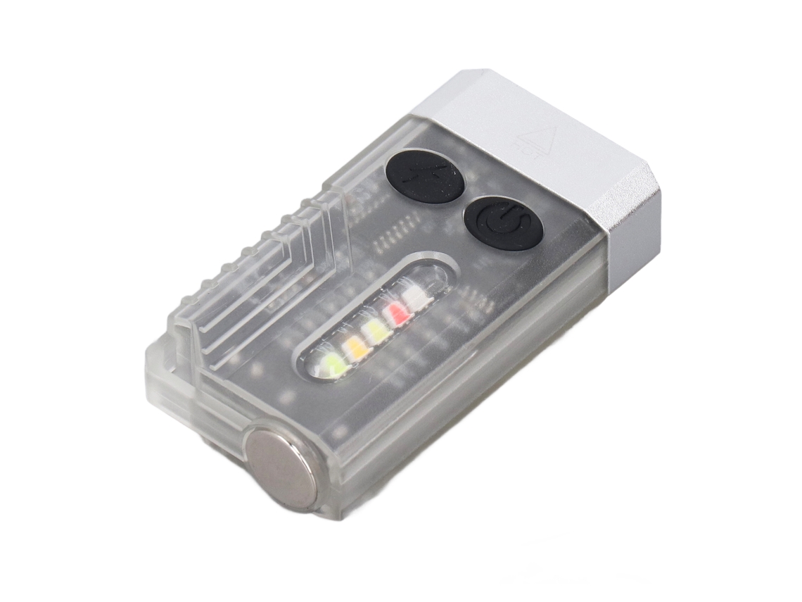 Linterna Edc 1000lm Luz Uv 365nm Base Magnética Recargable Usb-c Impermeable Pequeña Potente Llavero