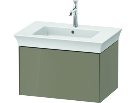 DURAVIT Tulip blanco, mueble de baño montado en la pared, ancho 684 x profundidad 458mm, con 1 extractor, con tecnología de punta, WT42410