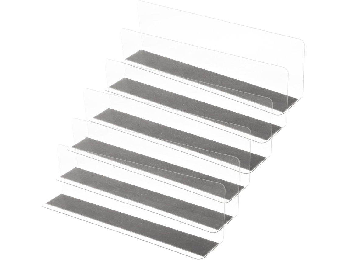 Estanterías magnéticas para herramientas, 20x4, 3x7, 5, PVC transparente, 6 piezas, formato GOKOCO
