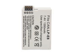 Bateria De Substituição Para Câmera 1350mah 7.4v Lp-e8 Para Slr 600d 700d 550d 650d X7i X6 T2i T3i T5i