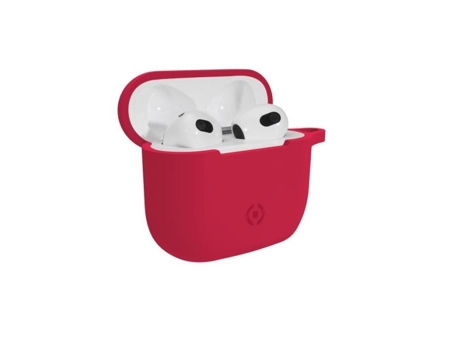 Custodia Auricular para Airpods 3 Rojo Silicona [Aircase03Rd] CELLY