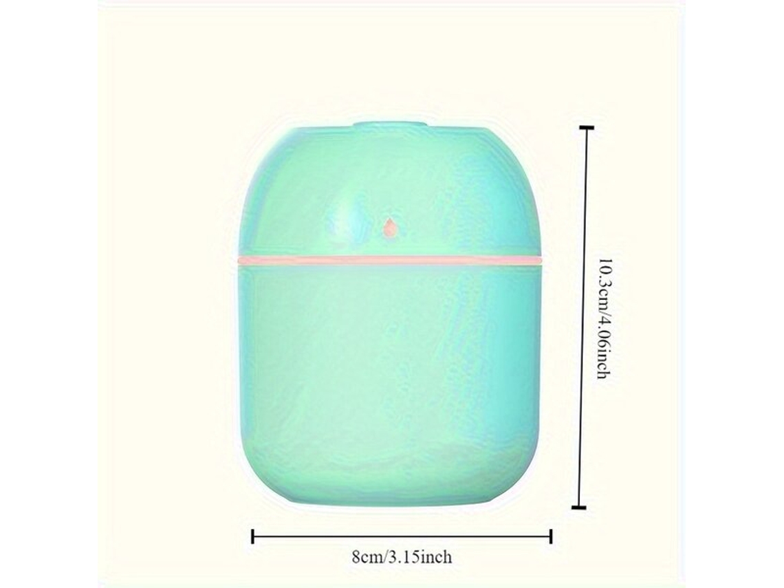 Humidificador USB de 220 ml, silencioso, con atomizador de gran tamaño para dormitorio, Vayotoy