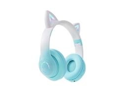 Nuevos Auriculares Bluetooth Con Led Y Conector Inalámbrico Para Juegos - Color Degradado - Verde