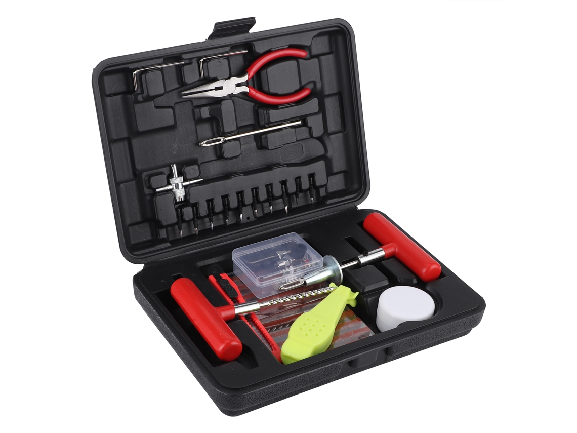 Conjunto de ferramentas de reparação de pneus 83 peças para reparos rápidos domésticos | S/MARCA