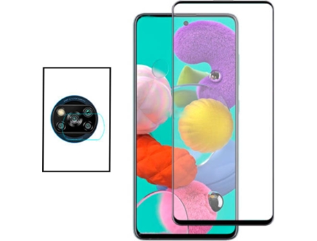 Kit Protector de Cámara Trasera Xiaomi Poco X3 Pro PHONECARE y Cristal Templado 5D Full Cover