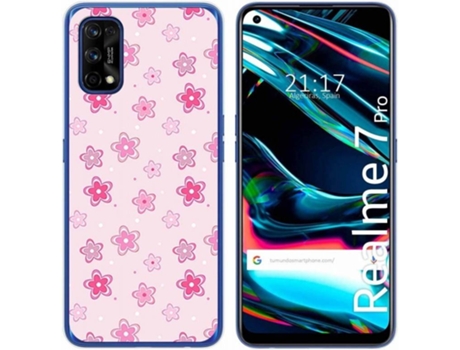 Carcasa Realme 7 Pro TUMUNDOSMARTPHONE Flores Multicolor