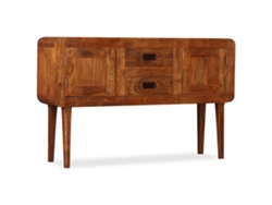 Lovely Home Aparador Madera Maciza Miel 120X30X75 Cm
