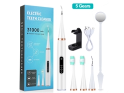 Cepillo de Dientes Eléctrico TRUMSEN X-4 Blanco (31000 Rpm - 5 Modos - Recargable)
