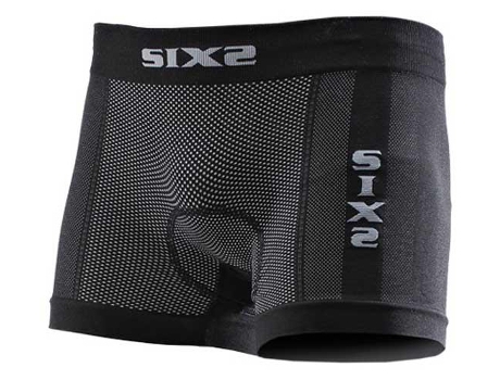Ropa interior para Hombre SIXS Box 8 Negro para Motociclismo (XXL)