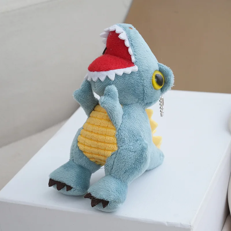Llavero De Peluche De Dinosaurio Rex (azul), Decoración Perfecta.