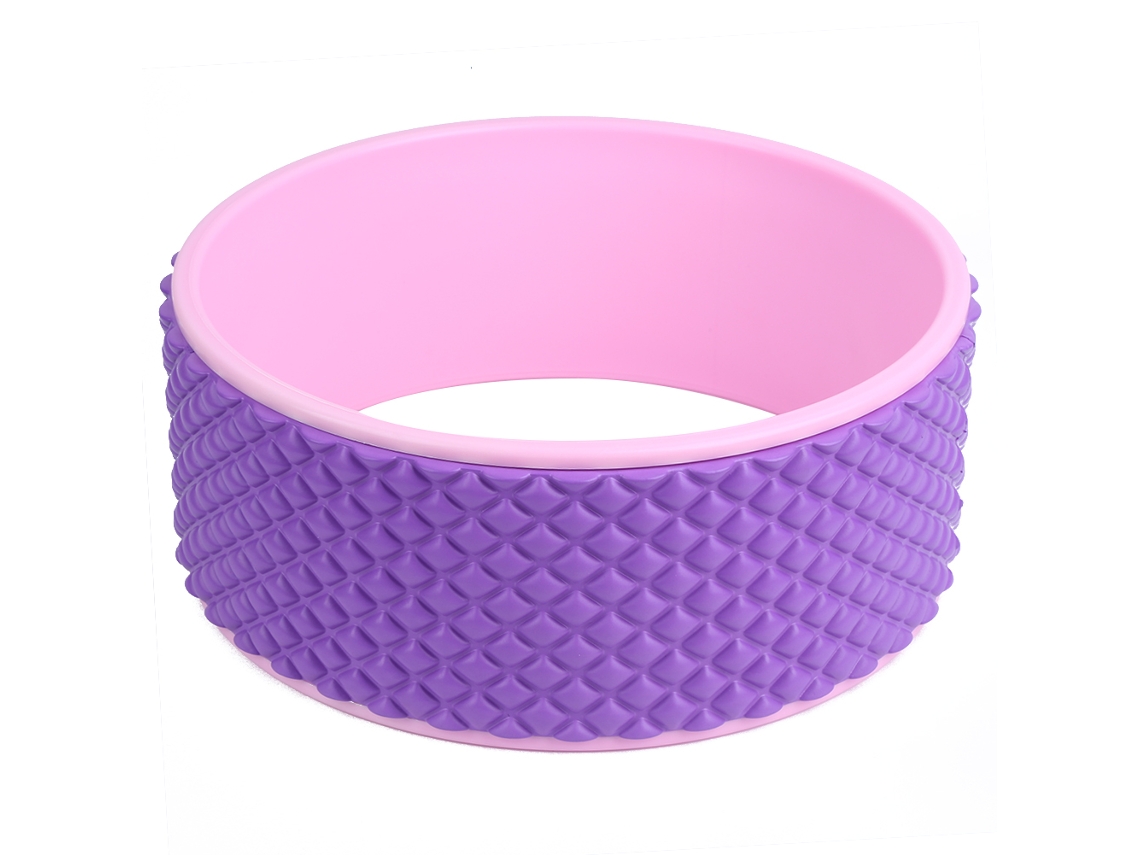 2026-rueda De Yoga Deportiva Rodillo De Yoga Para Masaje Dolor De Espalda Estiramiento Flexión Espalda Rosa Rosado