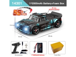 Coche RC 3S sin escobillas Hypergo 14210 14209, todoterreno de carreras, derrape, camión de alta velocidad, juguete para niños Aeuzwr