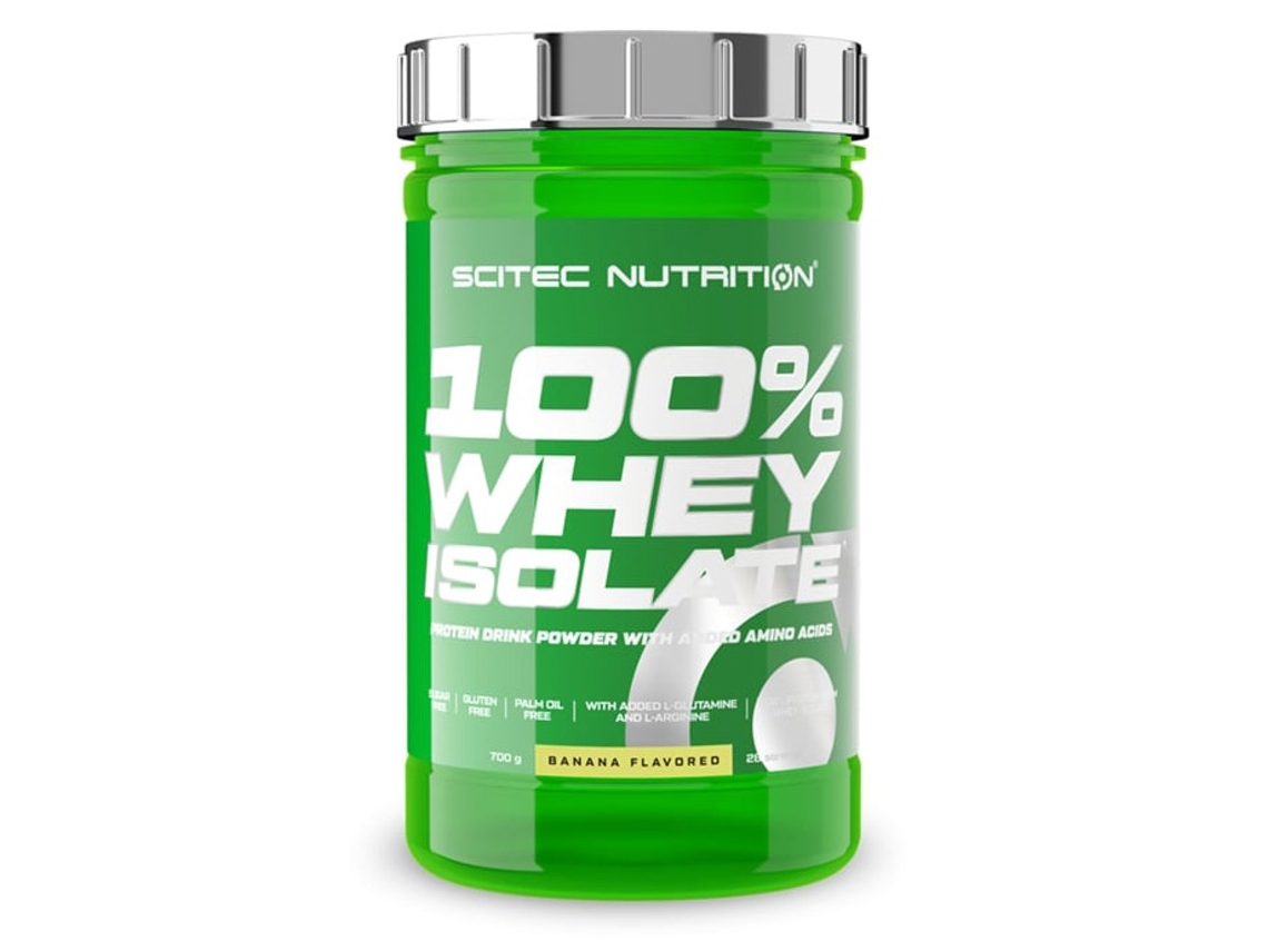 Proteína SCITEC NUTRITION 100% Isolate Con Adicional (700 Gr - Chocolate)