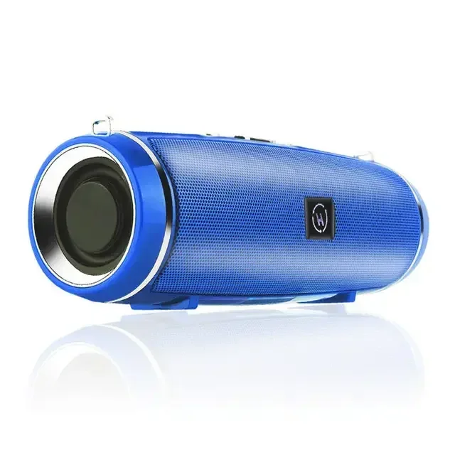 Altavoz Bluetooth (azul), Compatible Con Tws/fm/control Por Voz, Sonido Envolvente 3d.