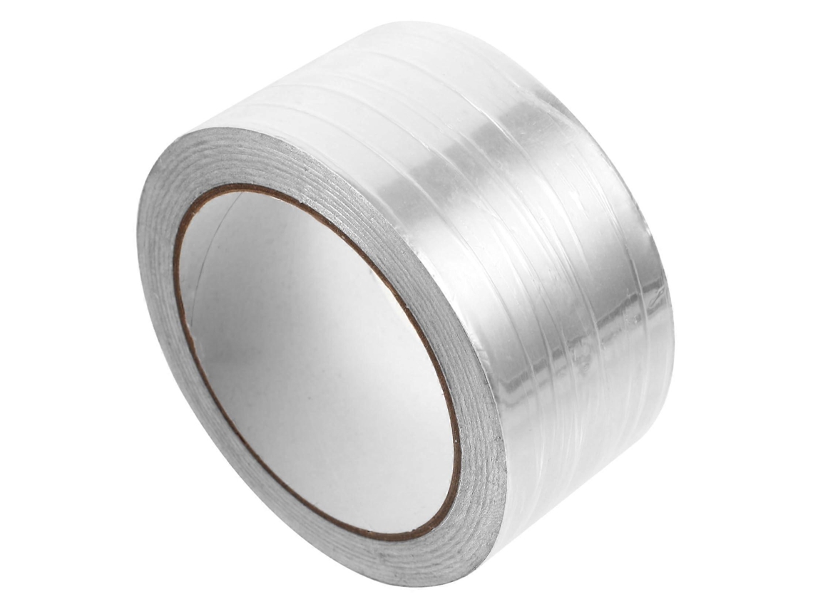 Cinta térmica de aluminio autoadhesiva en rollo, con conductividad en una cara, para aplicaciones eléctricas y aislamiento térmico residencial. Rosewell