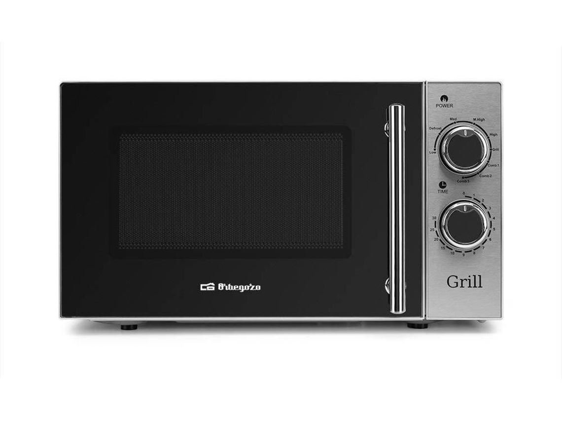 Microondas ORBEGOZO Mig 2550 (20 L - Negro)