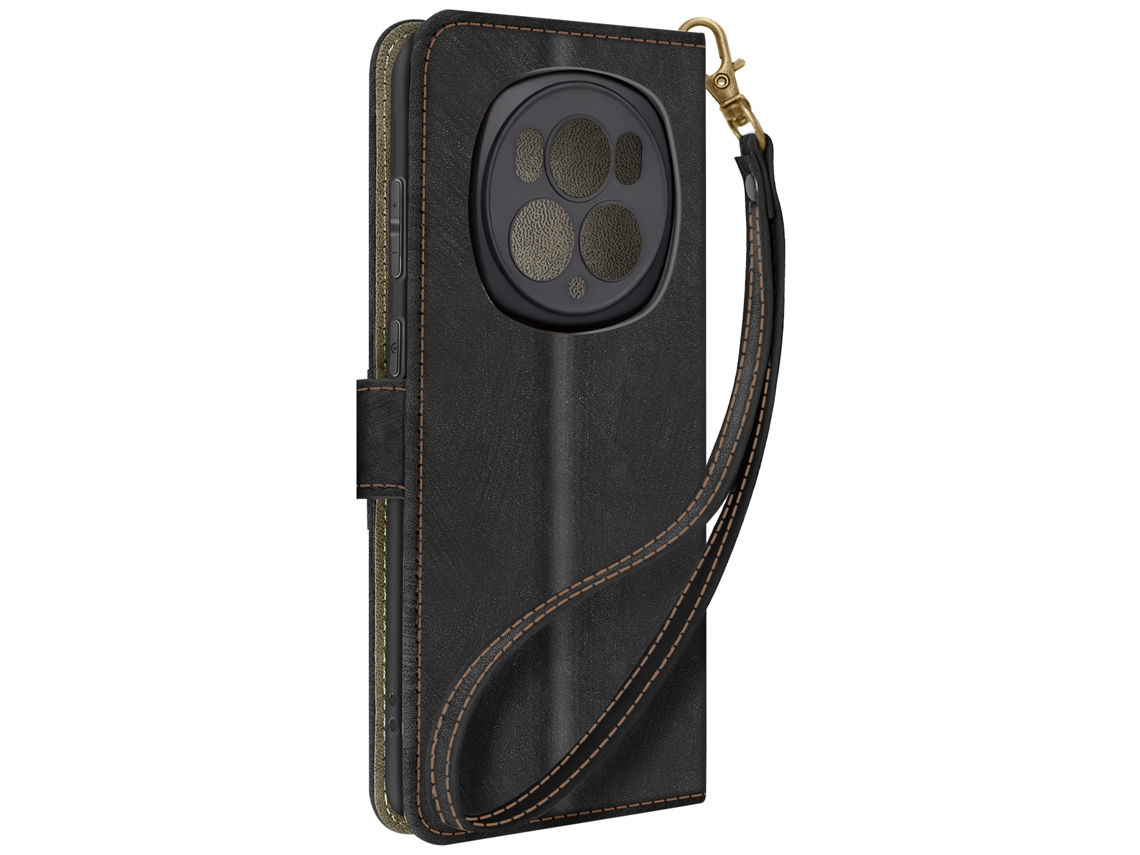 Funda Bivalva Para Honor Magic 6 Pro Efecto Cepillado Cartera