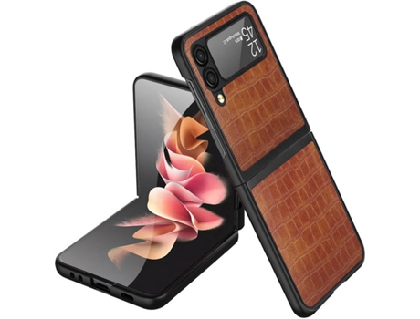 Carcasa Samsung Galaxy Z Flip 3 LOVEBABYLY Protectora Marrón
