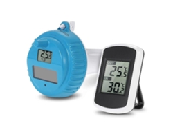 Termómetro flotante para piscina GOKOCO, medidor digital inalámbrico, resistente al agua.