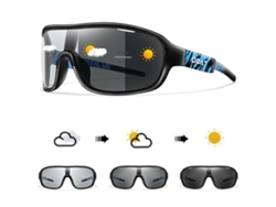 Gafas de ciclismo fotocromáticas polarizadas con montura de polímero y lentes Tac MDUG (estilo 3)