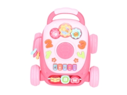 Dan26-máquina De Aprendizaje Temprano Mini Carrito Juguete Tambor Música Bilingüe Historias Educación Temprana Rojo