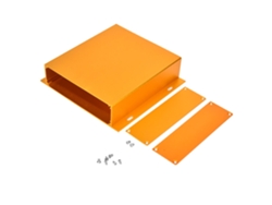 Omni-caja Protectora De Aluminio Oxidado Dorado Para Proyectos Electrónicos 39x158x150mm