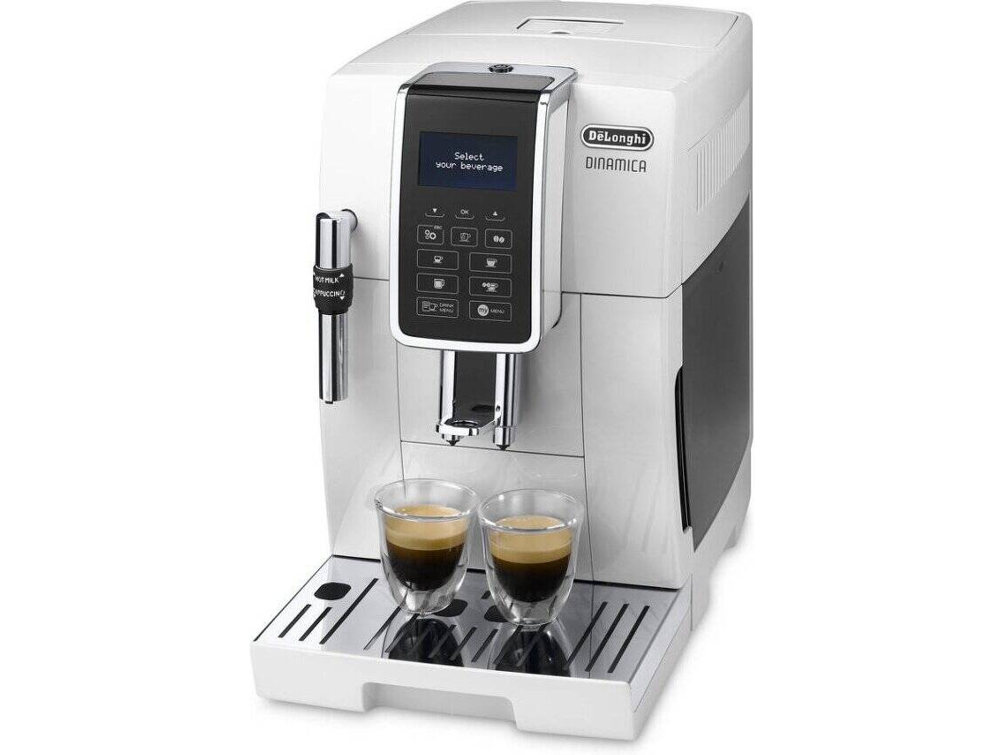 Cafetera DELONGHI Dinamica ECAM350.35W (15 bar - 13 Niveles de molienda)
