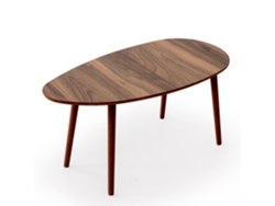 Mesa de centro de madera "Nora" 100 x 50 x 45 cm - Nogal