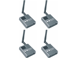 4 Receptores A/v De Alta Sensibilidad Rc832mini 4 9 5 8g 56ch Y Cable Fpv Para Multirrotor