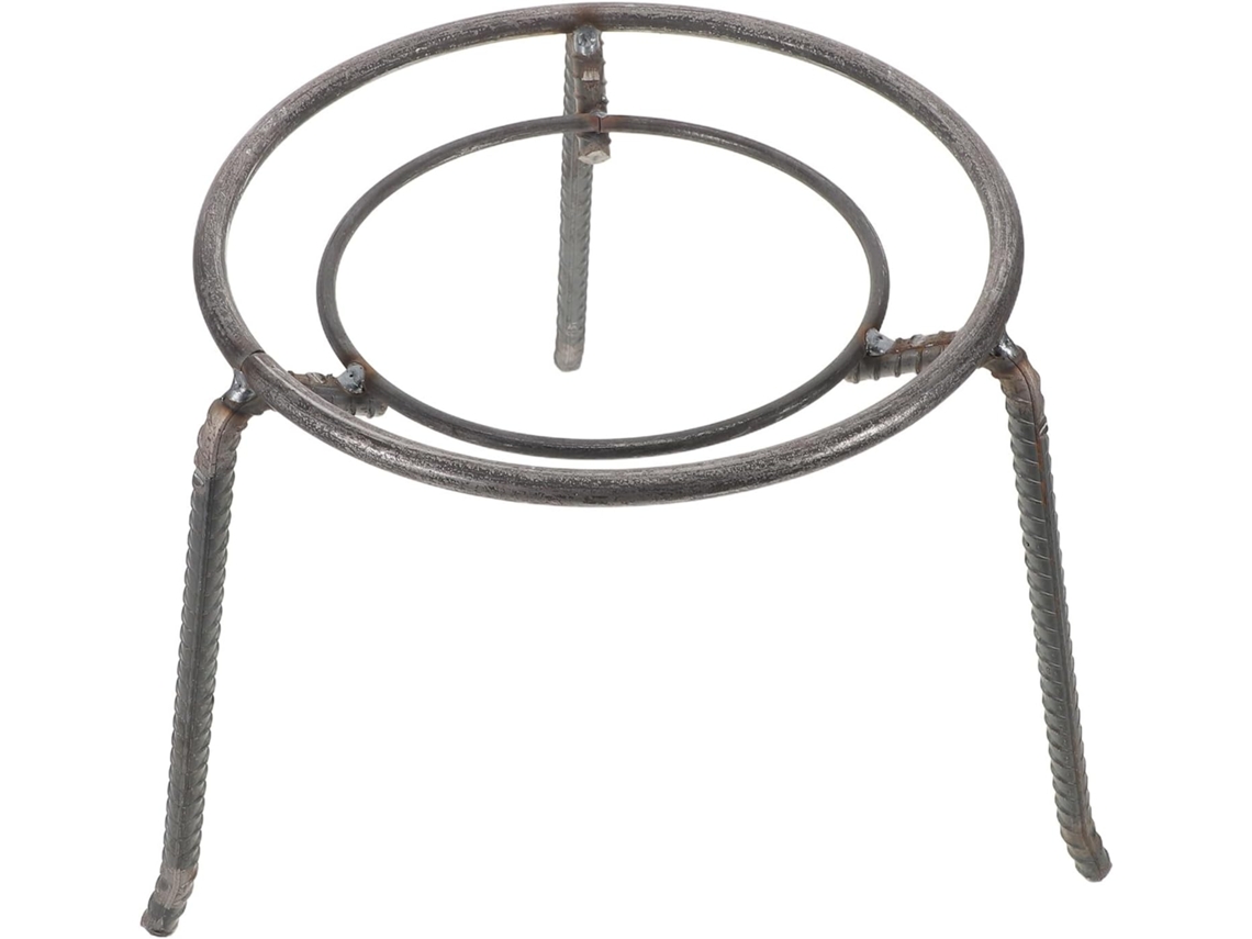 Trépied De Camping En Acier Robuste – Support Triangulaire Rond Para Casserole Et Bouilloire ...