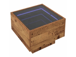 Mesa de centro de madera antigua 40 x 40 x 30 cm MAISON EXCLUSIVE