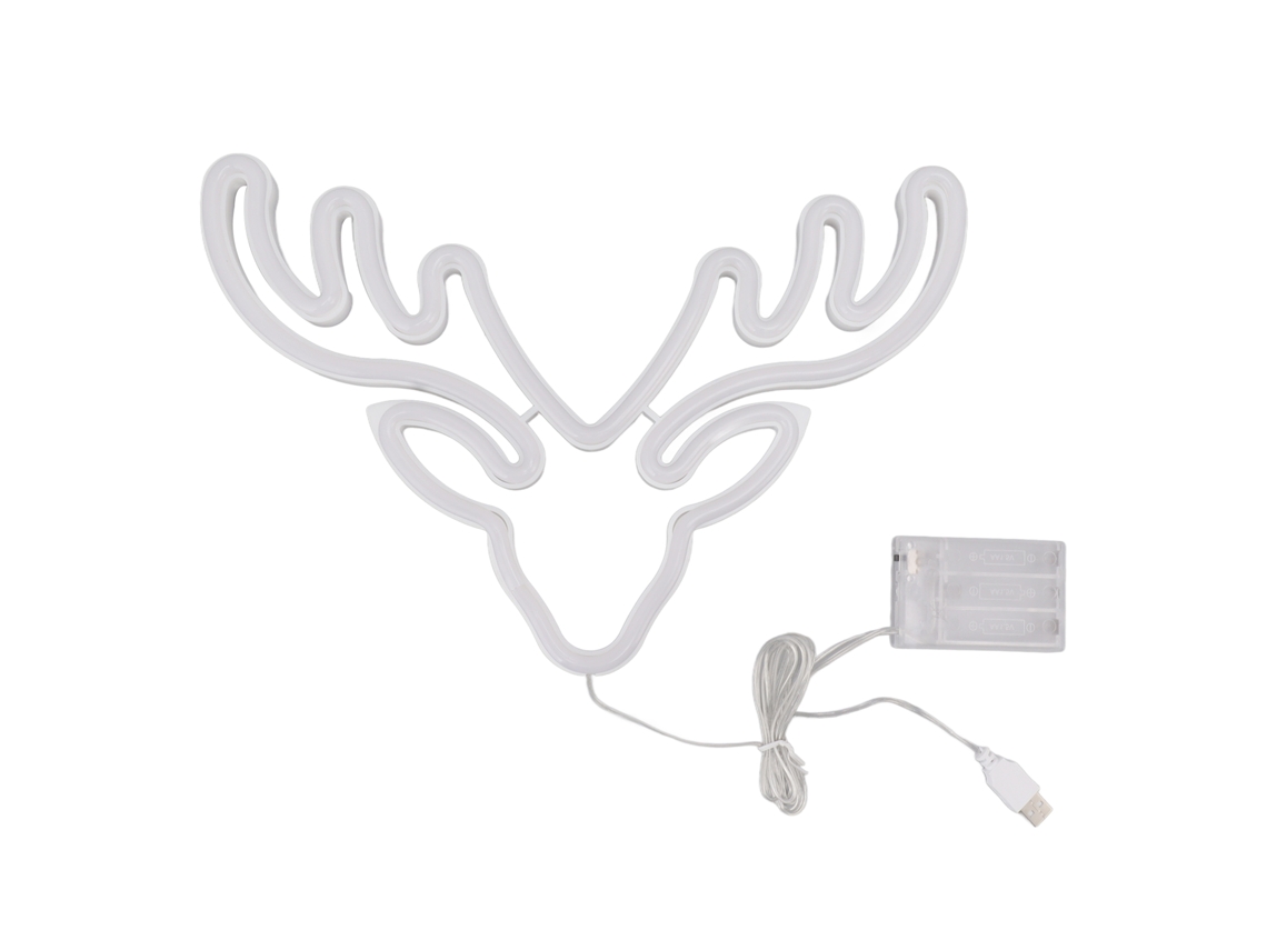 Rebe-señal De Luz Neon Led Con Usb Y Batería Decoración De Pared Para Dormitorio Navidad Festivo Luz Cálida
