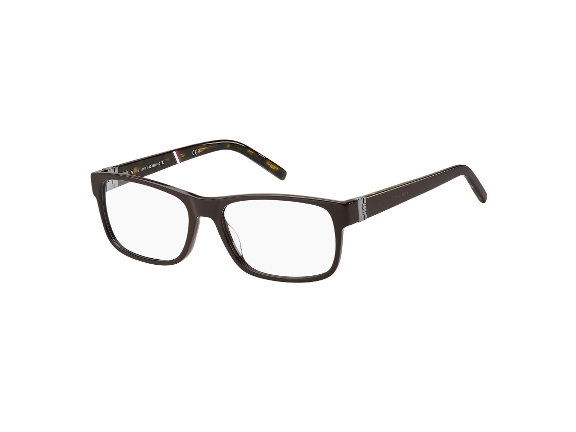 Montura de Gafas Hombre TOMMY HILFIGER TH-1818-09Q (Marrón - Acetato - 145 mm - 55 mm)