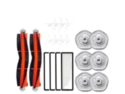Accesorios para aspiradora robot, filtro HEPA, cepillos de repuesto y paños de fregona, 20 piezas (1 OEM)