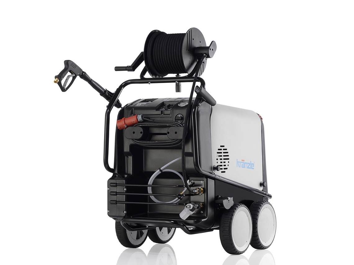 Hidrolimpiadora Therm 1017 con tambor de manguera Kraenzle