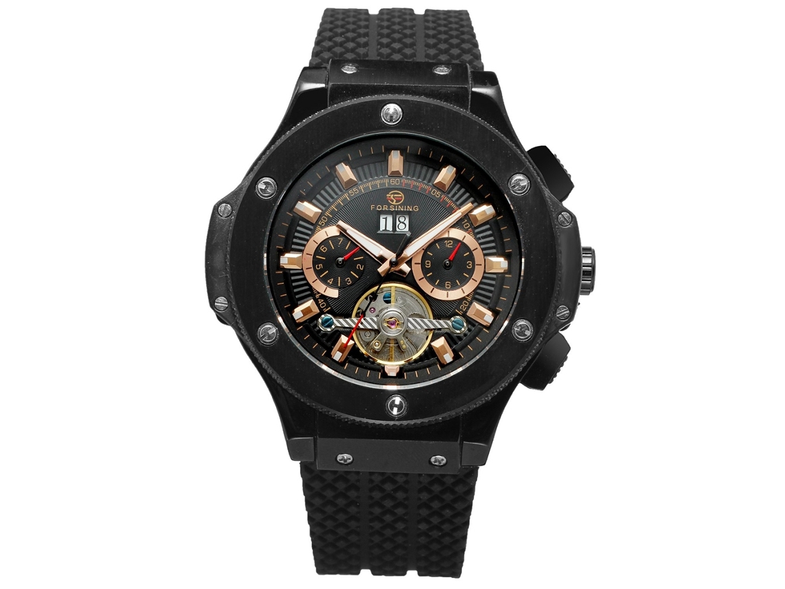 Reloj Mecánico Automático Para Hombre, Resistente Al Agua, Con Brazalete De Acero Inoxidable.