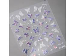 Pegatinas de uñas estilo japonés 5D, kit acrílico con película deslizante para decoración de uñas DIY