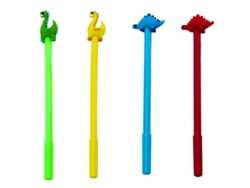 Recambio de bolígrafo Dinosaur Pen Black Cap Mix Rojo Verde 0,5 mm B.active