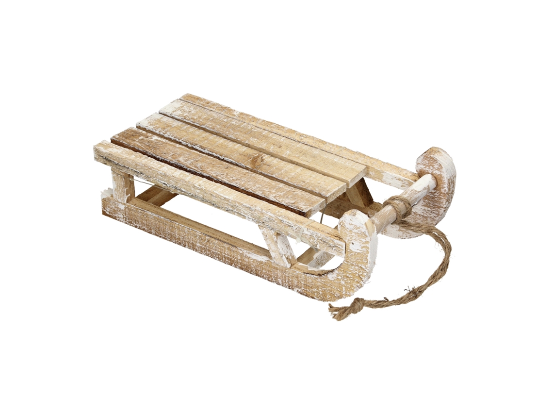 Natal Decorativo Natalium Madera Castaña Natural Con Led Blanco Caliente 315 Cm