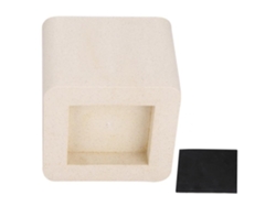 2026-4 Piezas/set Elevadores De Pata De Mueble De Cerámica Simulada Plástico Para Mesa Escritorio Cama Sofá Armario