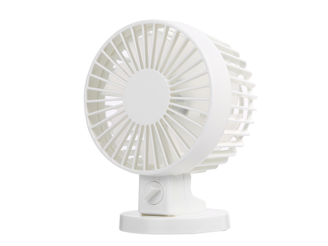 Mini ventilador eléctrico portátil de mano USB blanco nuevo para el verano