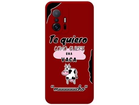 Carcasa Xiaomi 11T 5G / 11T Pro 5G TUMUNDOSMARTPHONE Silicona Líquida Dibujos Rojo