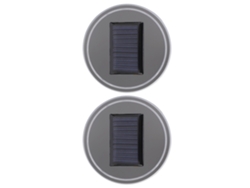 2 Portavasos Solares Con Sensor Led Vibratorio Para Uso En El Interior Del Coche.