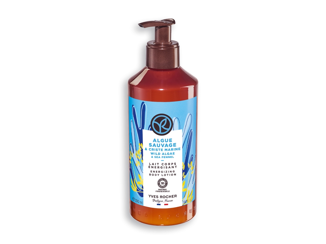 Loción corporal de hinojo marino con algas silvestres (390 ml) Yves Rocher Francia