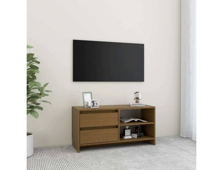 Mueble para la televisión VIDAXL Marrón Madera (80x31x39 cm)