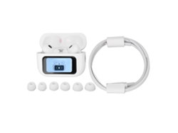 Fones De Ouvido Bluetooth 5.4 Tela Led Touch Hifi Cancelamento De Ruído Sem Fio Para Música E Chamadas