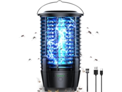 Mata-insetos Elétrico Uv 720° (recarregável Via Usb) Com Iluminação Led, À Prova D'água Ipx4, Cobertura De 100m²