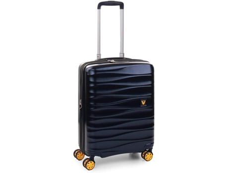 Maleta de Cabina RONCATO Rigida Stellar Expandible Azul Marino (55x40x20cm - 41L)