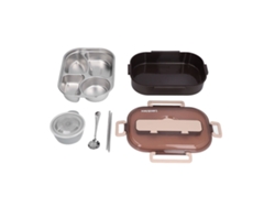 Fiambrera De Acero Inoxidable 316 Con Compartimentos Con Aislamiento Térmico - Bento Box